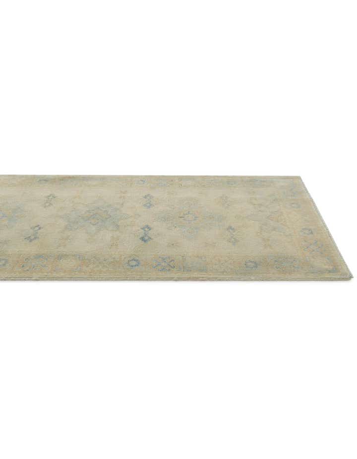 2' 9 x 9' 8 Hand Knotted Oushak Wool Runner Rug