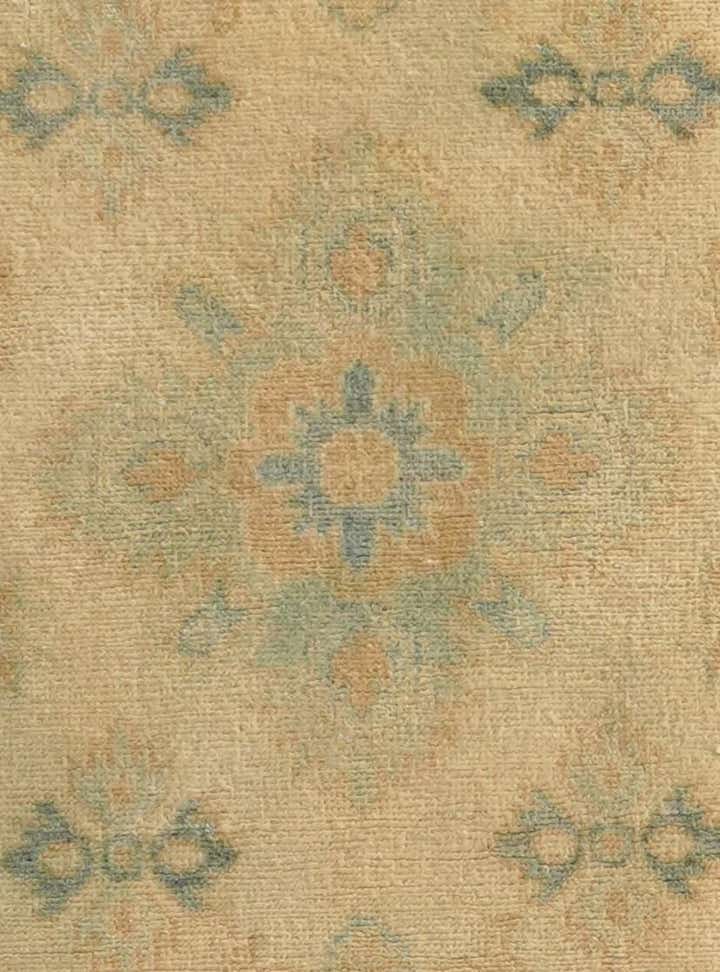 2' 9 x 9' 8 Hand Knotted Oushak Wool Runner Rug