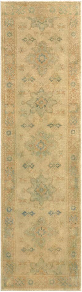 Detail image of 2' 9 x 9' 8 Hand Knotted Oushak Wool Runner Rug
