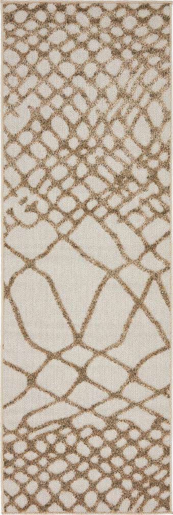 2' x 6' Easy-Clean Modern Indoor / Outdoor Runner Rug