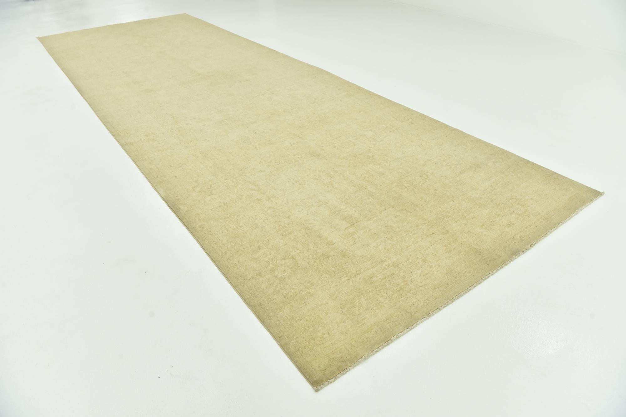 6' 5 x 19' Hand Knotted Over-Dyed Ziegler Runner Rug