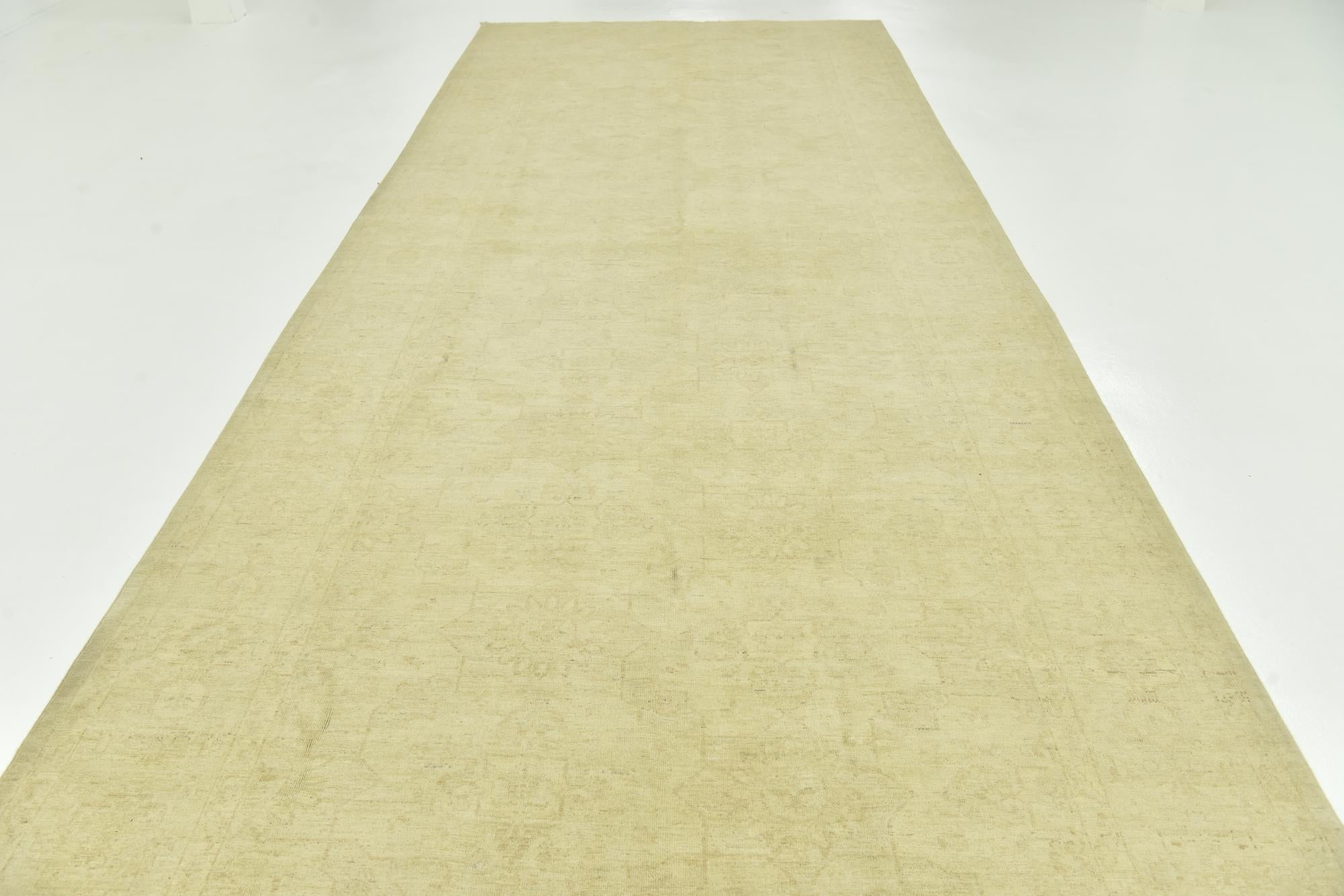 6' 5 x 19' Hand Knotted Over-Dyed Ziegler Runner Rug