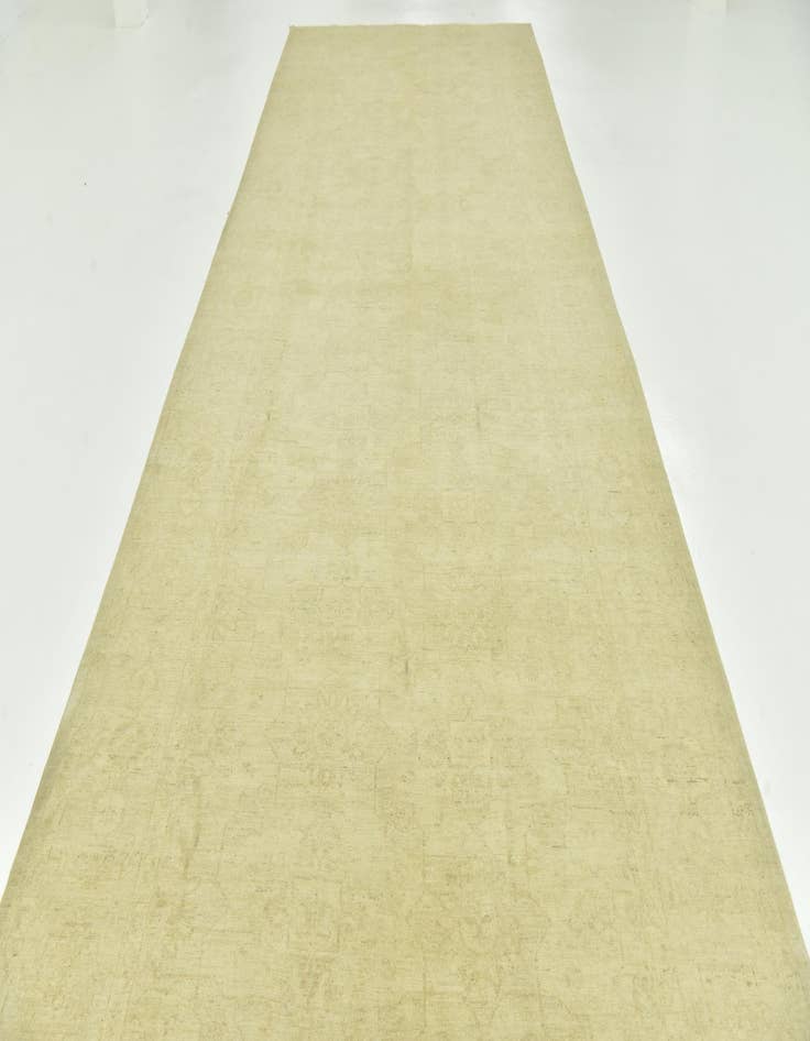 Detail image of 6' 5 x 19'  Hand Knotted Over-Dyed Ziegler Runner Rug