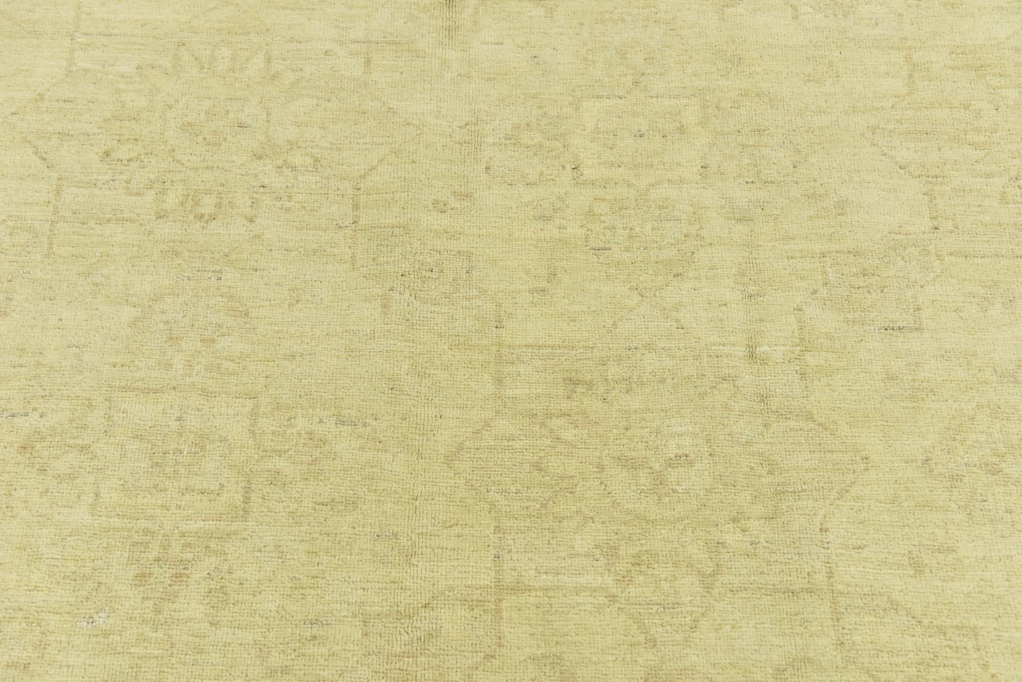 6' 5 x 19' Hand Knotted Over-Dyed Ziegler Runner Rug