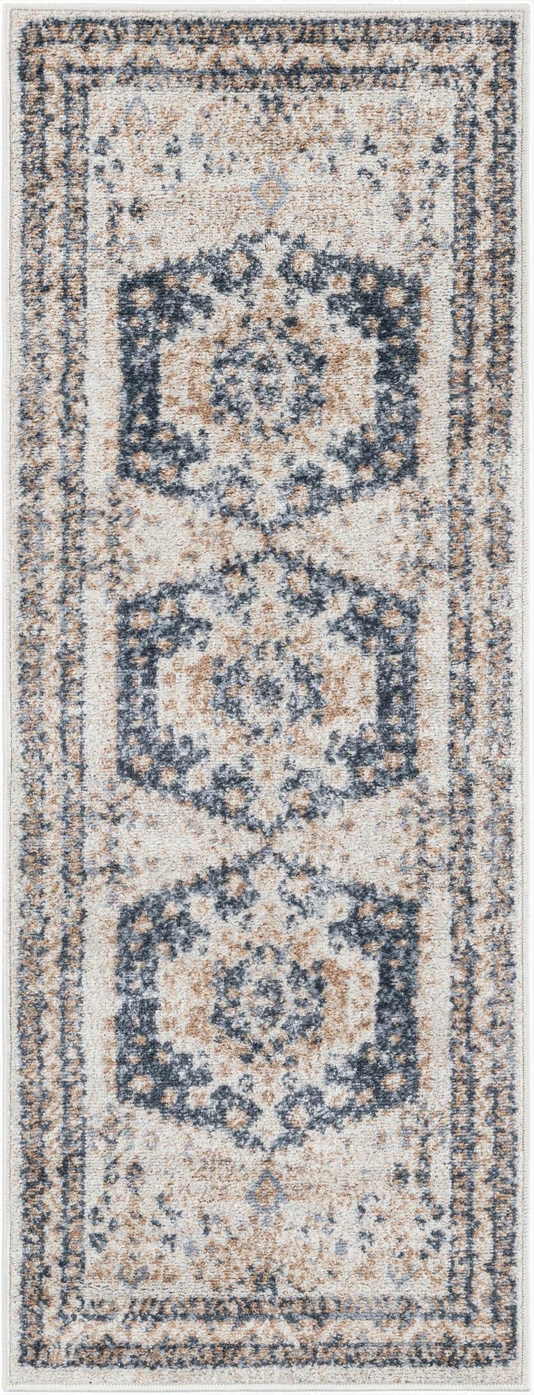 2' x 5' 3 Oxford Runner Rug