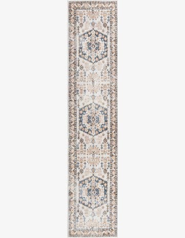 Cream Oxford Runner Rug