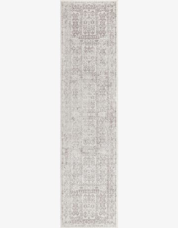 Cream Oxford Runner Rug