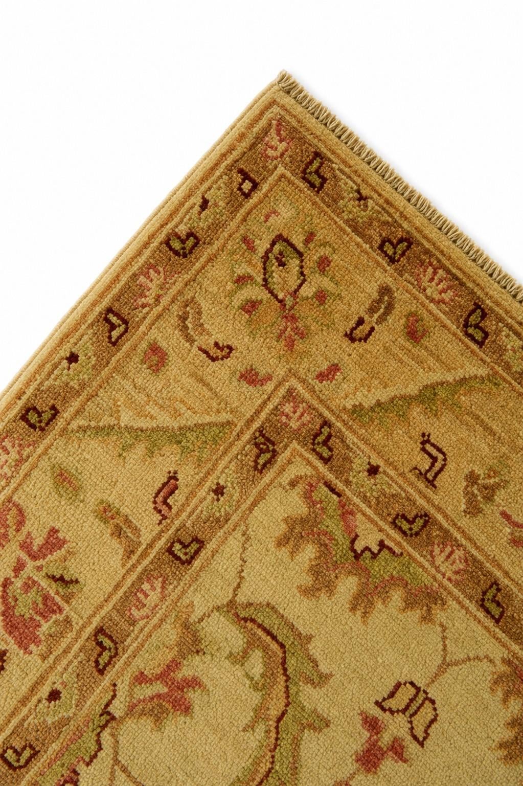 2' 7 x 9' 10 Hand Knotted Pershawar Ziegler Runner Rug