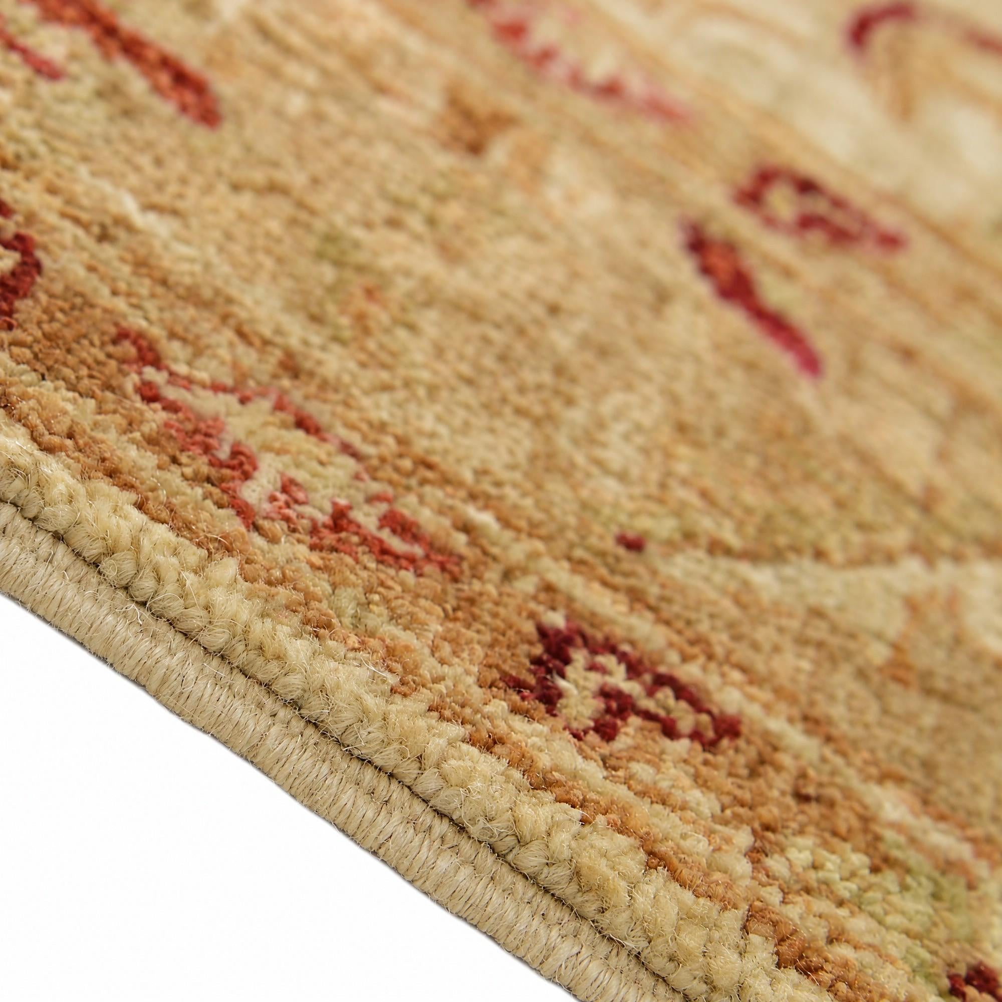 80cm x 300cm Hand Knotted Pershawar Ziegler Runner Rug