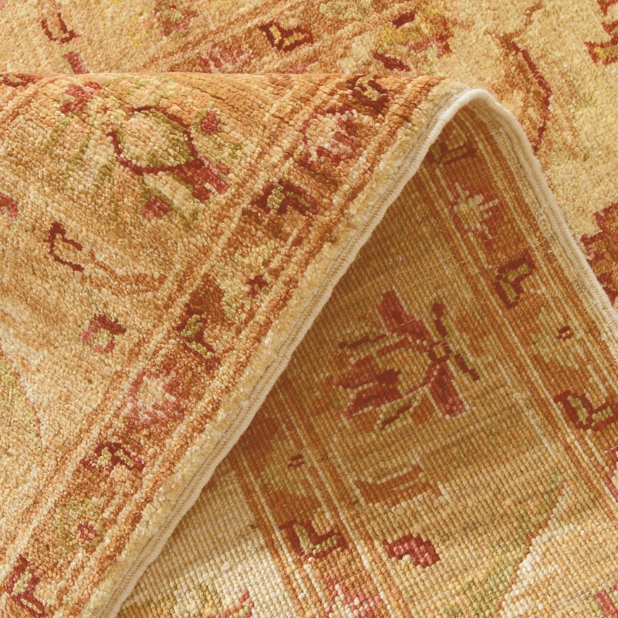 2' 7 x 9' 10 Hand Knotted Pershawar Ziegler Runner Rug