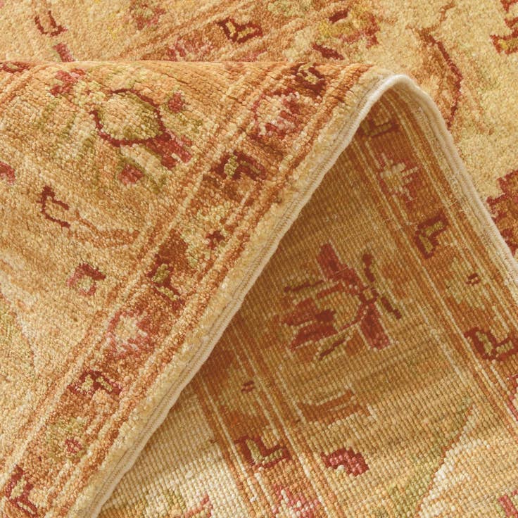 Detail image of 2' 7 x 9' 10 Hand Knotted Pershawar Ziegler Runner Rug