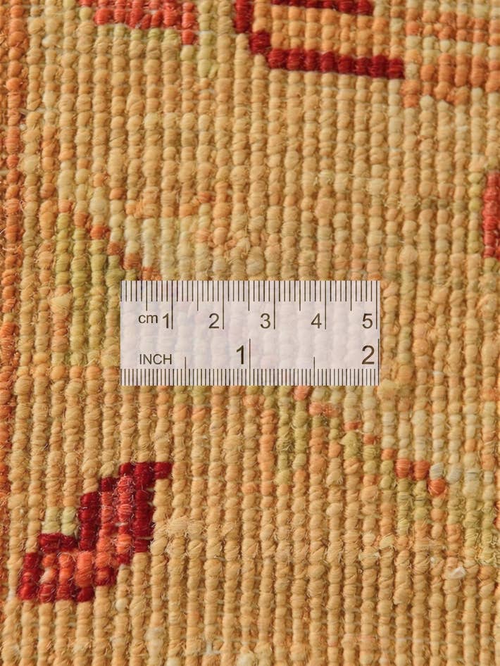 Detail image of 2' 7 x 9' 10 Hand Knotted Pershawar Ziegler Runner Rug