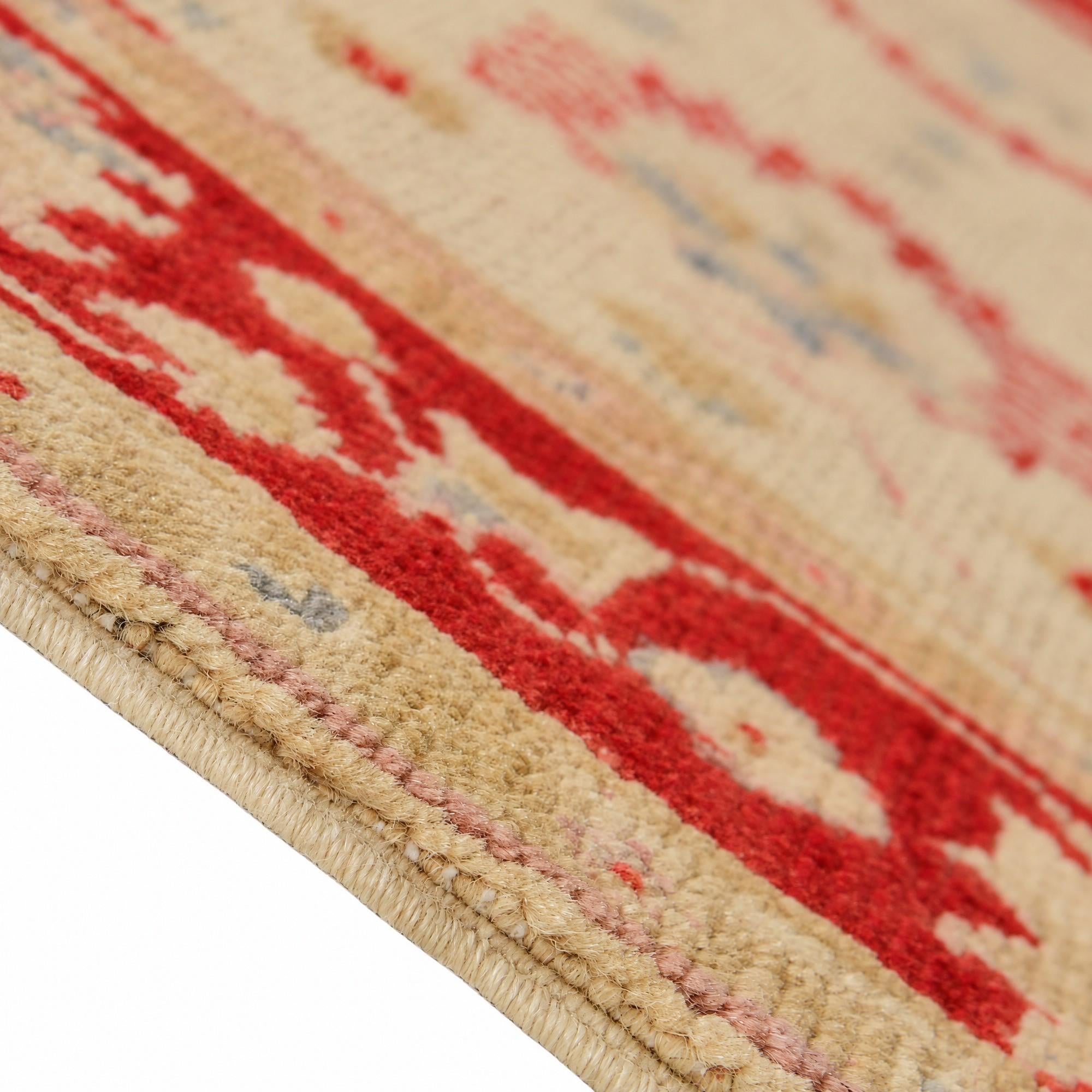 80cm x 300cm Hand Knotted Pershawar Ziegler Runner Rug