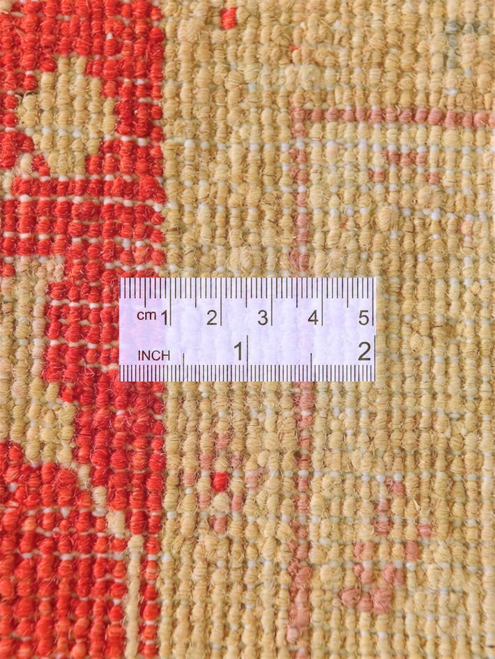 Detail image of 2' 8 x 9' 10 Hand Knotted Pershawar Ziegler Runner Rug