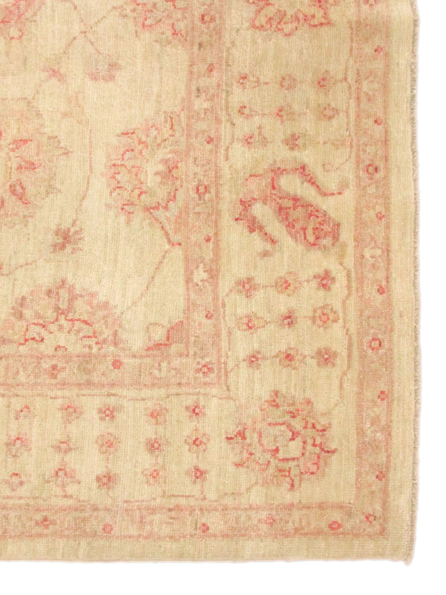5' 3 x 29' 1 Hand Knotted Peshawar Ziegler Oriental Runner Rug