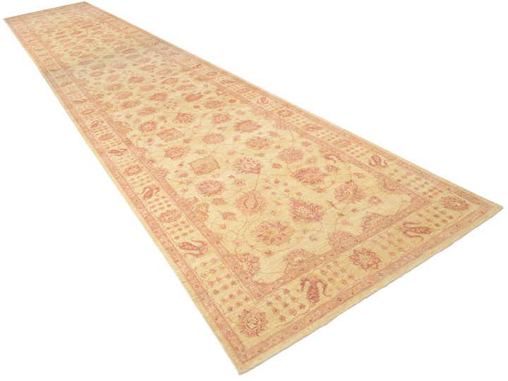 5' 3 x 29' 1 Hand Knotted Peshawar Ziegler Oriental Runner Rug