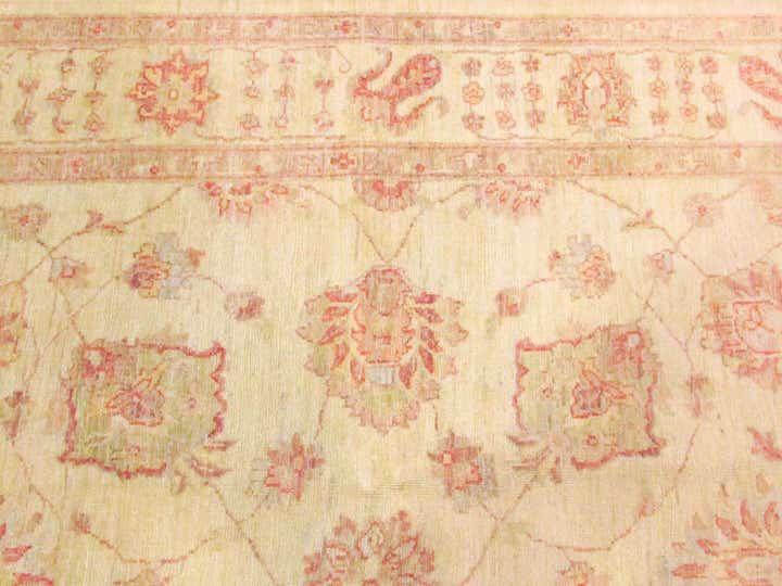 5' 3 x 29' 1 Hand Knotted Peshawar Ziegler Oriental Runner Rug