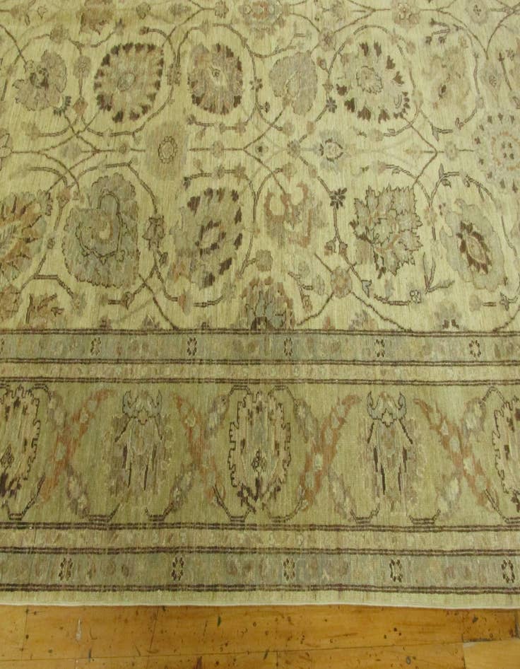 Detail image of 8' 3 x 32' 9  Hand Knotted Peshawar Ziegler Oriental Runner Rug