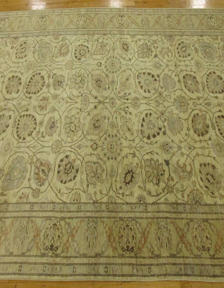 Detail image of 8' 3 x 32' 9  Hand Knotted Peshawar Ziegler Oriental Runner Rug