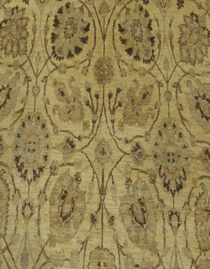 Detail image of 8' 3 x 32' 9  Hand Knotted Peshawar Ziegler Oriental Runner Rug