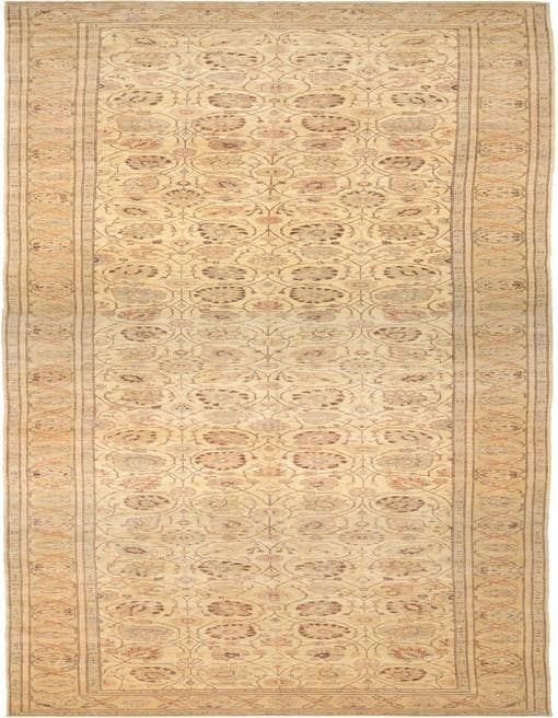 Detail image of 8' 3 x 32' 9 Hand Knotted Peshawar Ziegler Oriental Runner Rug