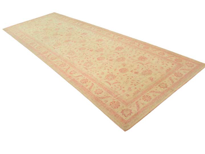 7' 4 x 21' 7 Hand Knotted Peshawar Ziegler Oriental Runner Rug