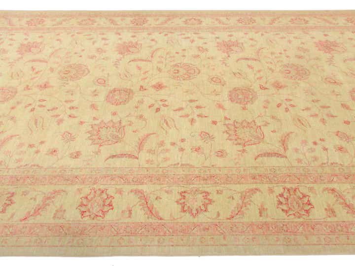 7' 4 x 21' 7 Hand Knotted Peshawar Ziegler Oriental Runner Rug