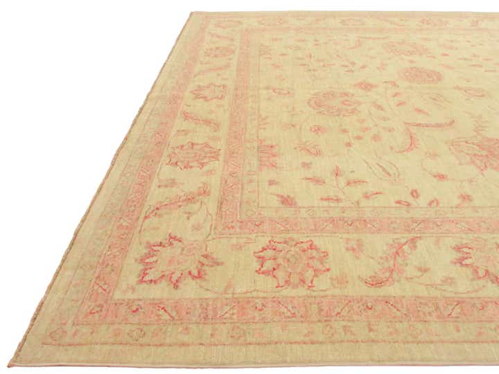 7' 4 x 21' 7 Hand Knotted Peshawar Ziegler Oriental Runner Rug