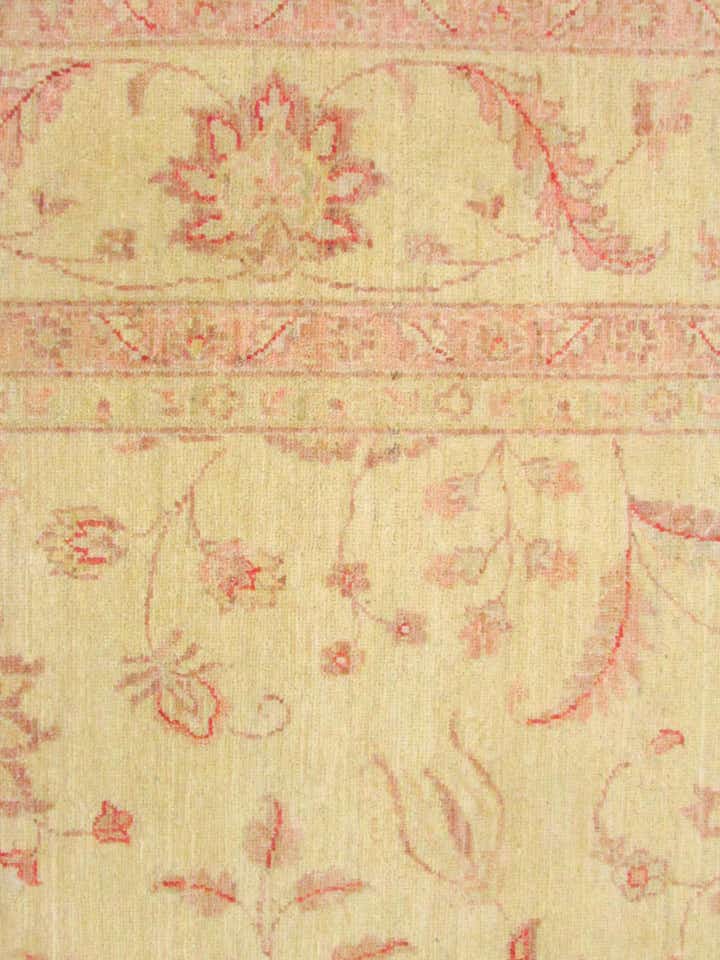 7' 4 x 21' 7 Hand Knotted Peshawar Ziegler Oriental Runner Rug