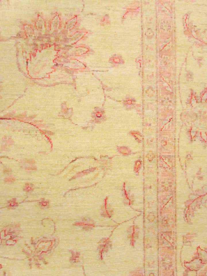 7' 4 x 21' 7 Hand Knotted Peshawar Ziegler Oriental Runner Rug