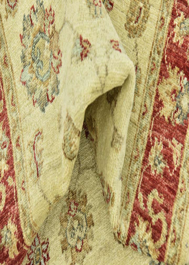 2' 6 x 9' 7 Hand Knotted Peshawar Ziegler Runner Rug