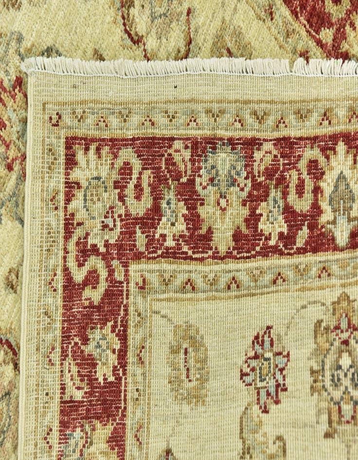 Detail image of 2' 6 x 9' 7  Hand Knotted Peshawar Ziegler Runner Rug