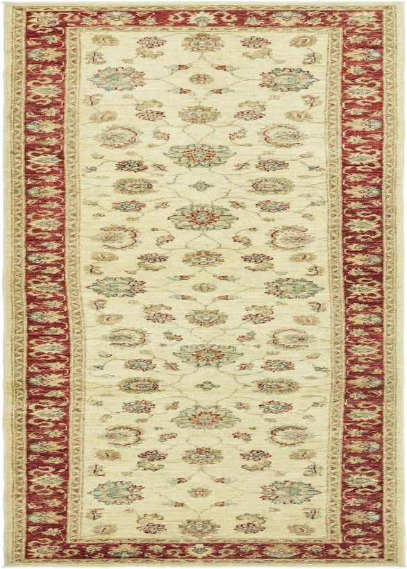 2' 6 x 9' 7 Hand Knotted Peshawar Ziegler Runner Rug