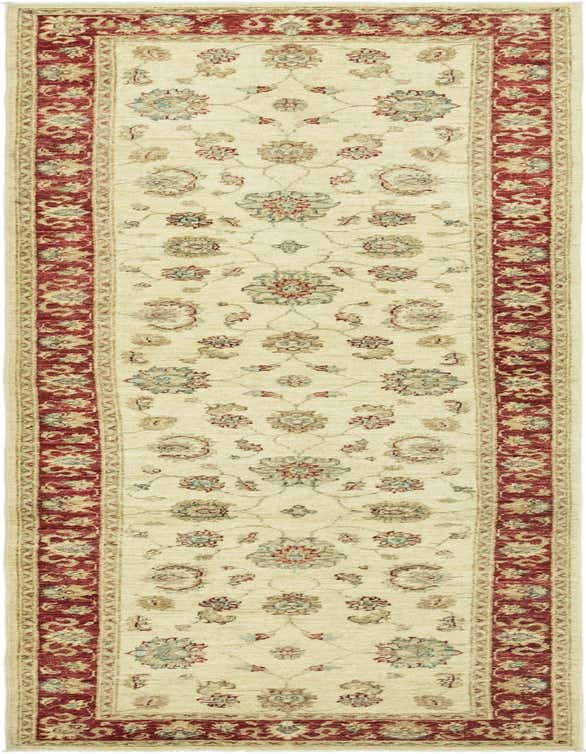 2' 6 x 9' 7 Hand Knotted Peshawar Ziegler Runner Rug