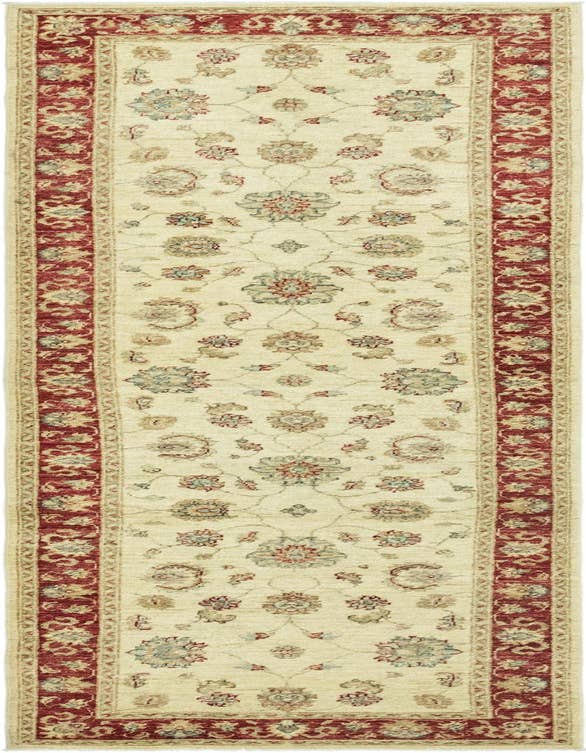 Detail image of 2' 6 x 9' 7 Hand Knotted Peshawar Ziegler Runner Rug