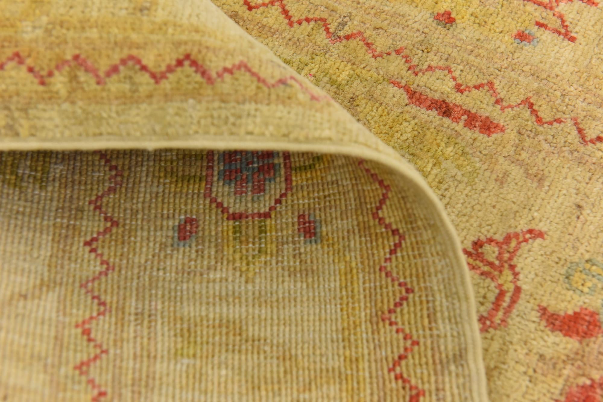 2' 7 x 10' 4 Hand Knotted Peshawar Ziegler Runner Rug