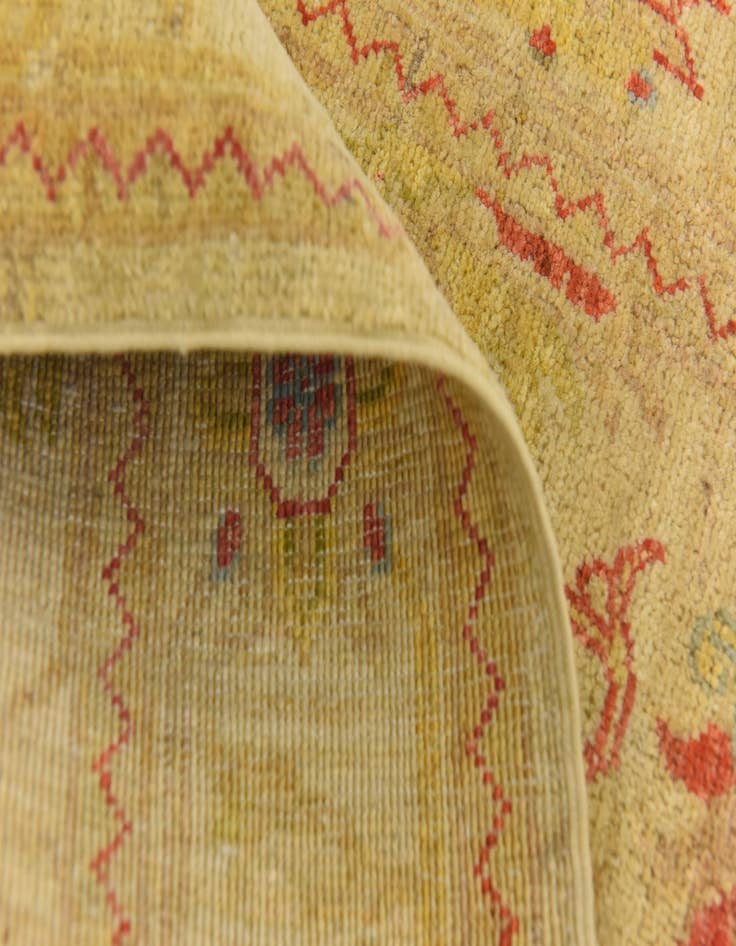 Detail image of 2' 7 x 10' 4  Hand Knotted Peshawar Ziegler Runner Rug