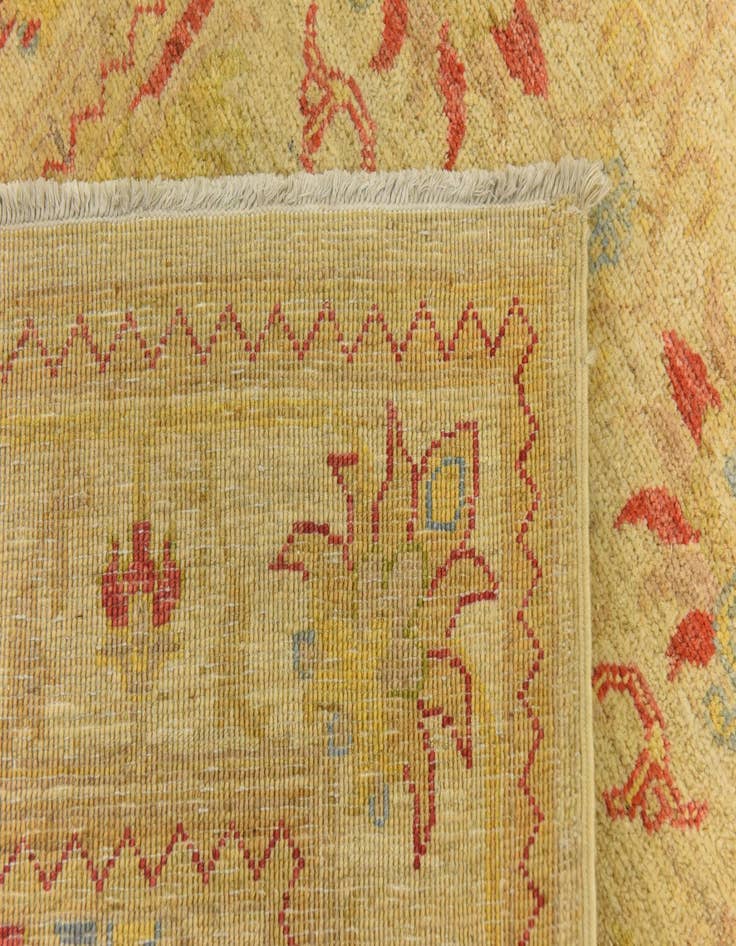 Detail image of 2' 7 x 10' 4  Hand Knotted Peshawar Ziegler Runner Rug