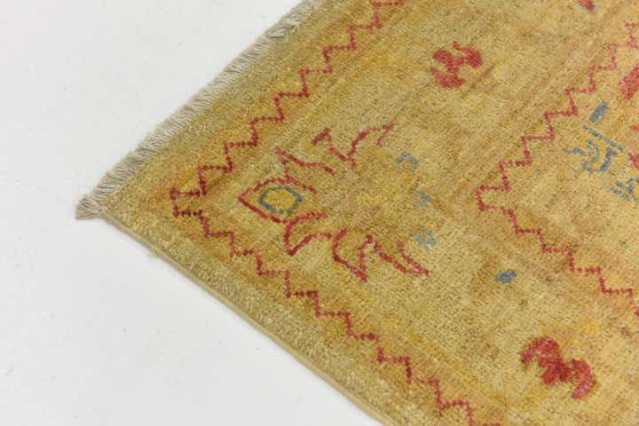 2' 7 x 10' 4 Hand Knotted Peshawar Ziegler Runner Rug