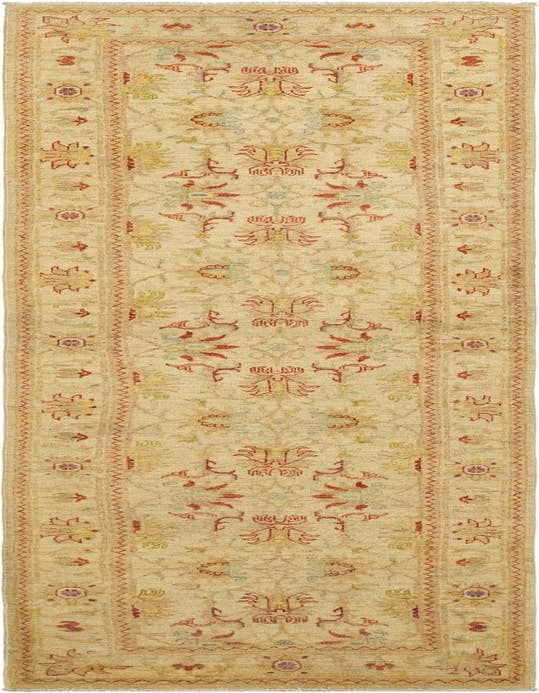 Detail image of 2' 7 x 10' 4 Hand Knotted Peshawar Ziegler Runner Rug