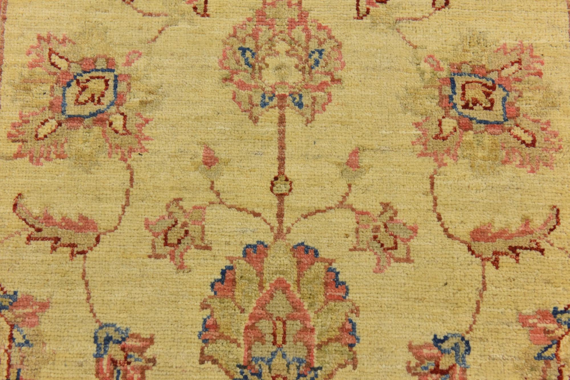 2' 8 x 9' 8 Hand Knotted Peshawar Ziegler Runner Rug