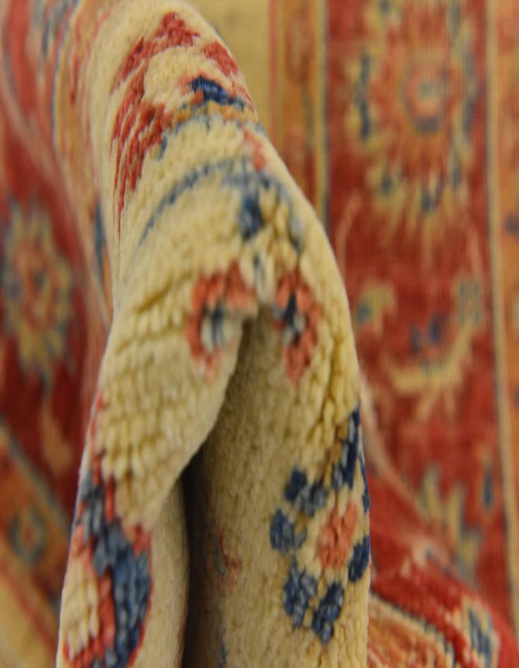 Detail image of 2' 6 x 8' 7  Hand Knotted Peshawar Ziegler Runner Rug