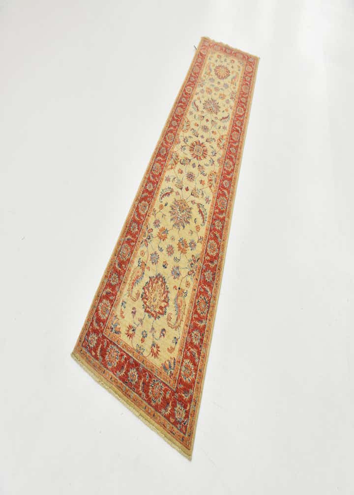 2' 6 x 8' 7 Hand Knotted Peshawar Ziegler Runner Rug