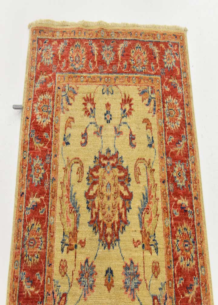 2' 6 x 8' 7 Hand Knotted Peshawar Ziegler Runner Rug