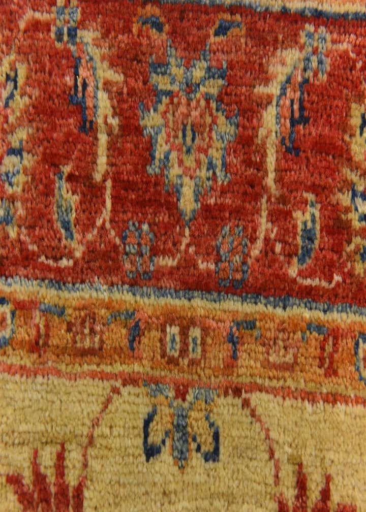 2' 6 x 8' 7 Hand Knotted Peshawar Ziegler Runner Rug
