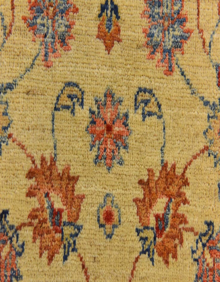 Detail image of 2' 6 x 8' 7  Hand Knotted Peshawar Ziegler Runner Rug