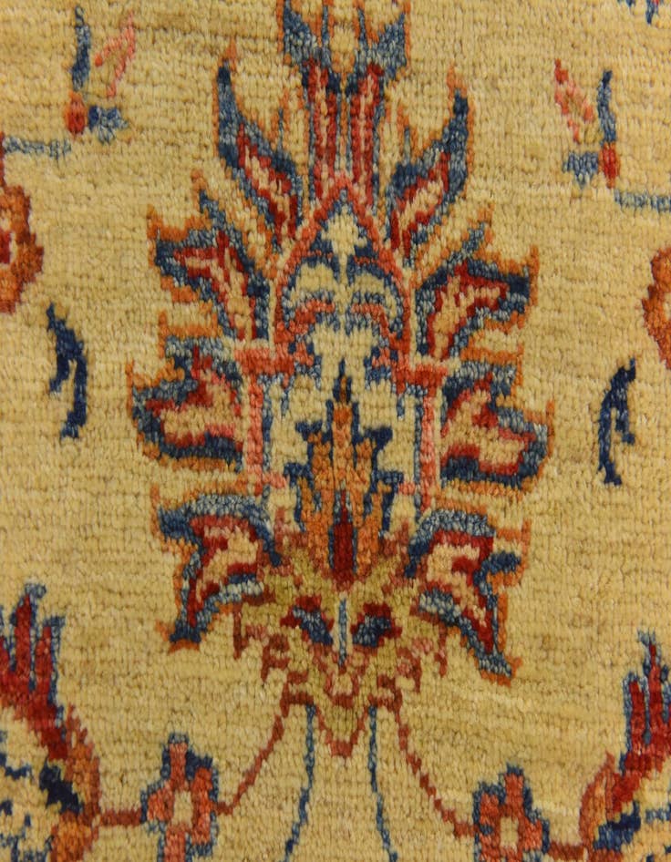 Detail image of 2' 6 x 8' 7  Hand Knotted Peshawar Ziegler Runner Rug