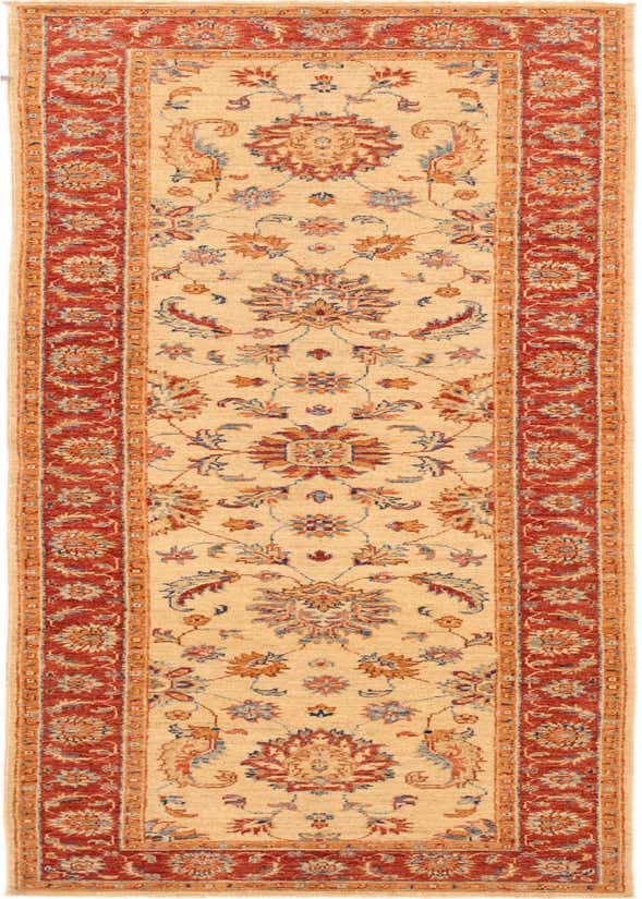 2' 6 x 8' 7 Hand Knotted Peshawar Ziegler Runner Rug