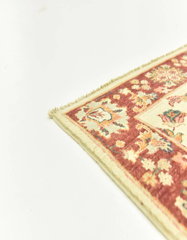 Detail image of 2' 7 x 9' 7  Hand Knotted Peshawar Ziegler Runner Rug
