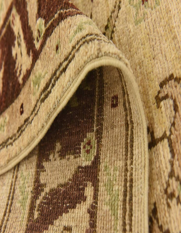 Detail image of 3' 10 x 19' 5  Hand Knotted Peshawar Ziegler Runner Rug